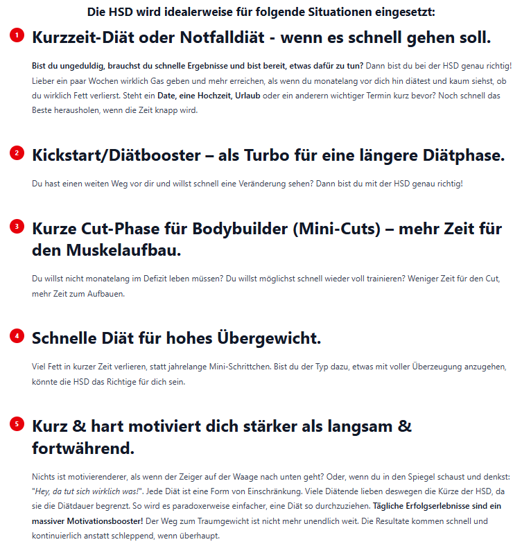 Anwendungsfälle HSD